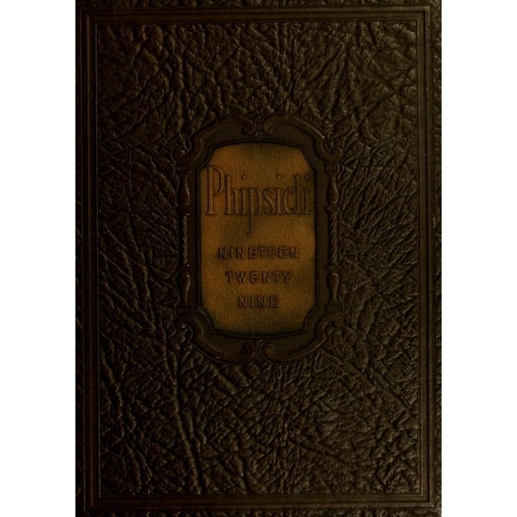 (Custom Reprint) Yearbook: 1929 Elon University - Phi Psi Cli Yearbook (Elon, NC)