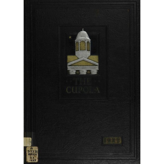 (Custom Reprint) Yearbook: 1929 Mount Vernon Seminary - Cupola Yearbook (Washington, DC)