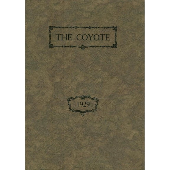 (Custom Reprint) Yearbook: 1929 Shelby High School - Coyote Yearbook (Shelby, MT)