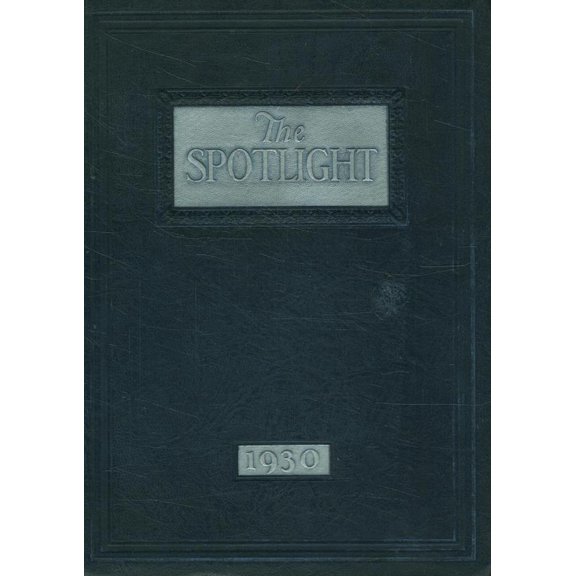 (Custom Reprint) Yearbook: 1930 Barium Springs High School - Spotlight Yearbook (Barium Springs, NC)