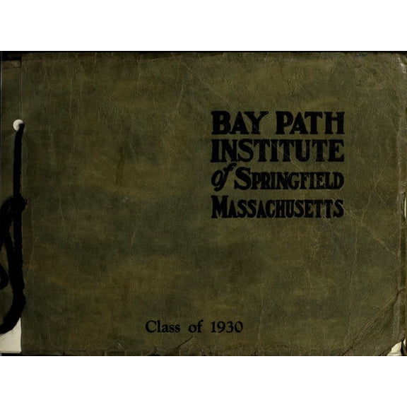 (Custom Reprint) Yearbook: 1930 Bay Path College - Portico Yearbook (Longmeadow, MA)