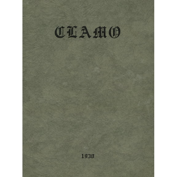 (Custom Reprint) Yearbook: 1930 Clayton High School - Clamo Yearbook (Clayton, MO)