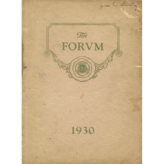 (Custom Reprint) Yearbook: 1930 Lockport High School - Forum Yearbook (Lockport, NY)