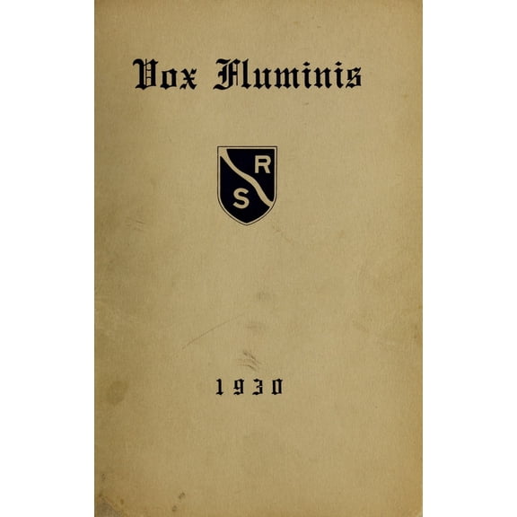 (Custom Reprint) Yearbook: 1930 Riverbend School for Girls - Vox Fluminis Yearbook (Winnipeg, Manitoba Canada)