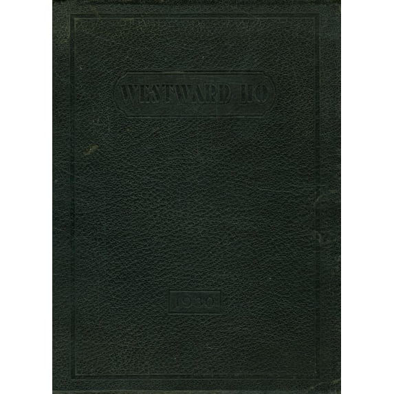 (Custom Reprint) Yearbook: 1930 West High School - Westerner Yearbook (Denver, CO)