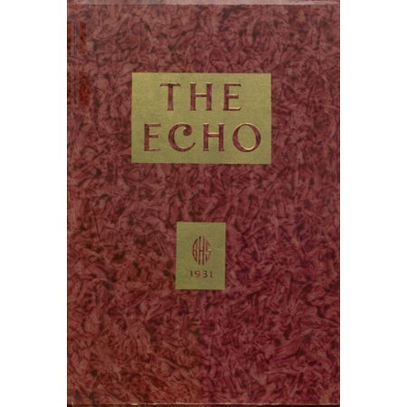 (Custom Reprint) Yearbook: 1931 Brookville High School - Echo Yearbook (Brookville, PA)