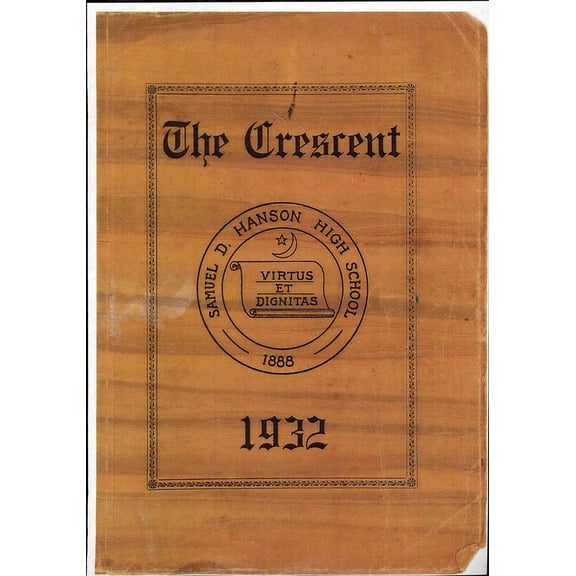 (Custom Reprint) Yearbook: 1932 Samuel D Hanson School - Crescent Yearbook (Buxton, ME)
