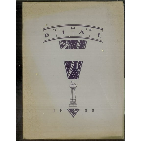 (Custom Reprint) Yearbook: 1933 Marshall High School - Dial Yearbook (Marshall, MI)