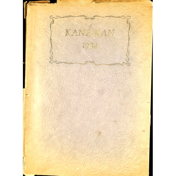 (Custom Reprint) Yearbook: 1934 Caney Valley High School - Kane Kan Yearbook (Caney, KS)