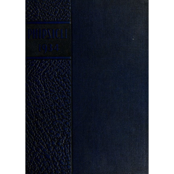 (Custom Reprint) Yearbook: 1934 Elon University - Phi Psi Cli Yearbook (Elon, NC)