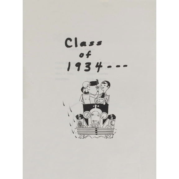 (Custom Reprint) Yearbook: 1934 Foley High School - Blue and Gold Yearbook (Foley, AL)