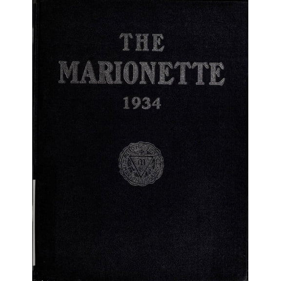 (Custom Reprint) Yearbook: 1934 Marion University - Marionette Yearbook (Marion, IN)