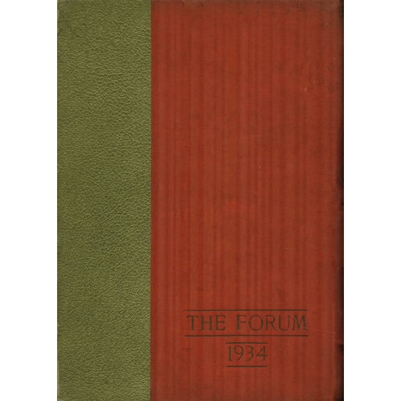 (Custom Reprint) Yearbook: 1934 Mount Vernon High School - Forum Yearbook (Mount Vernon, OH)