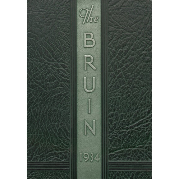 (Custom Reprint) Yearbook: 1934 Northside High School - Bruin Yearbook (Fort Smith, AR)