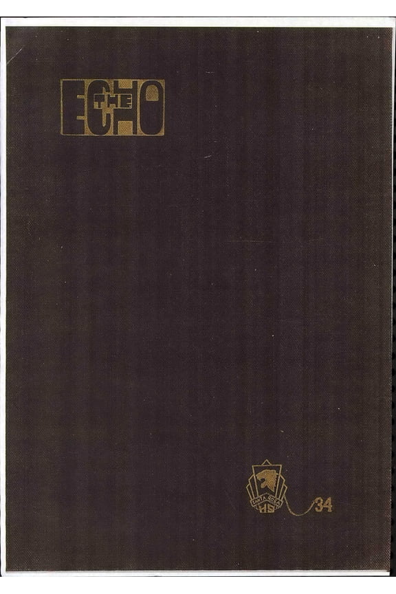 (Custom Reprint) Yearbook: 1934 Santa Rosa High School - Echo Yearbook (Santa Rosa, CA)