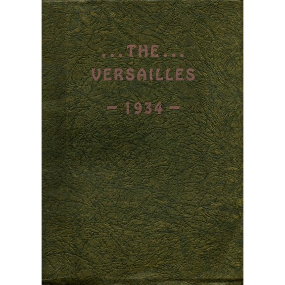 (Custom Reprint) Yearbook: 1934 Versailles High School - Portal Yearbook (Versailles, OH)