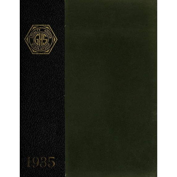 (Custom Reprint) Yearbook: 1935 Greenfield High School - Evergreen / Exponent Yearbook (Greenfield, MA)
