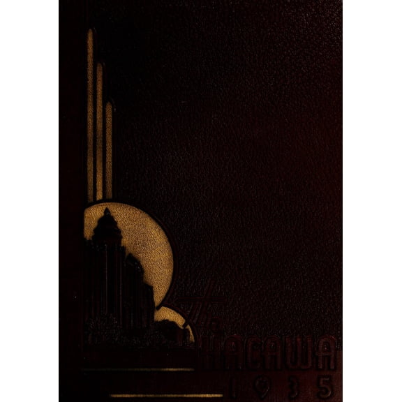 (Custom Reprint) Yearbook: 1935 Lenoir Rhyne College - Hacawa Yearbook (Hickory, NC)