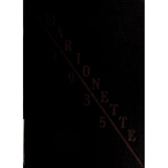 (Custom Reprint) Yearbook: 1935 Marion University - Marionette Yearbook (Marion, IN)