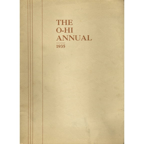 (Custom Reprint) Yearbook: 1935 Oberlin High School - O High Yearbook (Oberlin, OH)