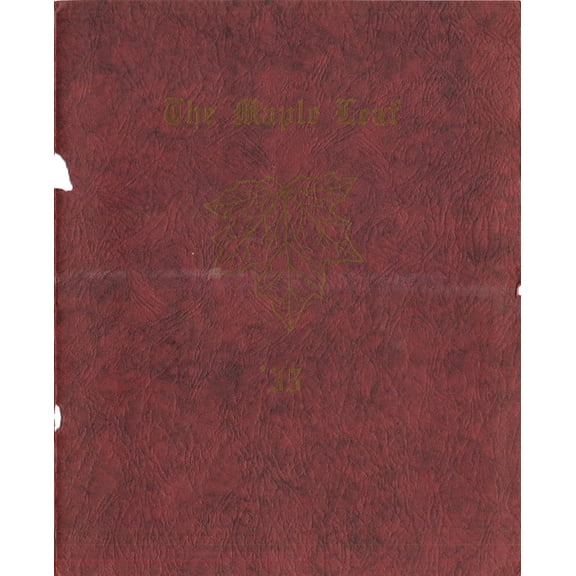 (Custom Reprint) Yearbook: 1935 Springfield High School - Millers Log Yearbook (Springfield, OR)
