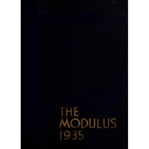 (Custom Reprint) Yearbook: 1935 Trine University - Modulus Yearbook (Angola, IN)