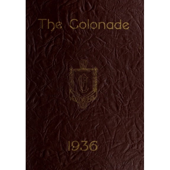 (Custom Reprint) Yearbook: 1936 Culpeper County High School - Colonnade Yearbook (Culpeper, VA)