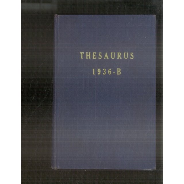 (Custom Reprint) Yearbook 1936 Manchester West High School Thesaurus