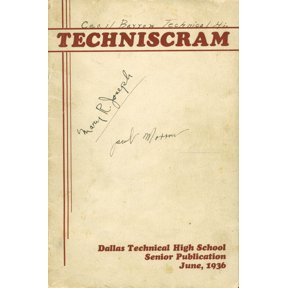 (Custom Reprint) Yearbook: 1936 N R Crozier Technical High School - Wolf Pack Yearbook (Dallas, TX)