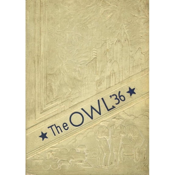 (Custom Reprint) Yearbook: 1936 Paris High School - Owl Yearbook (Paris, TX)