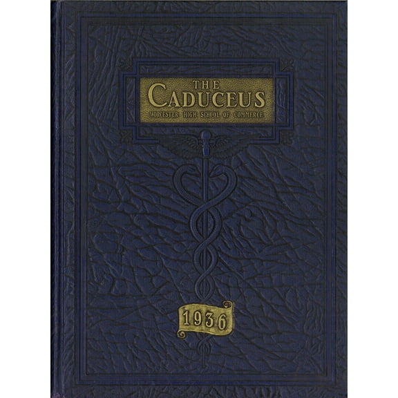 (Custom Reprint) Yearbook: 1936 Worcester High School of Commerce - Caduceus Yearbook (Worcester, MA)