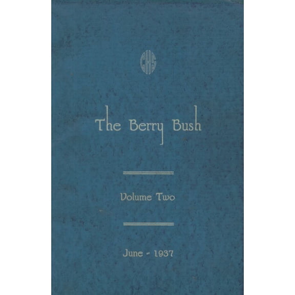 (Custom Reprint) Yearbook: 1937 Cranberry High School - Berry Bush Yearbook (Seneca, PA)