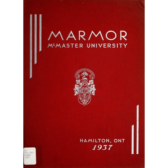 (Custom Reprint) Yearbook: 1937 McMaster University - Marmor Yearbook (Hamilton, Ontario Canada)