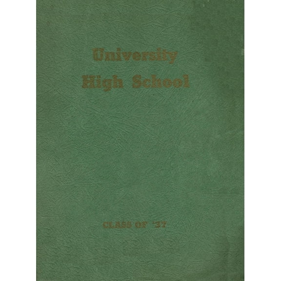 (Custom Reprint) Yearbook: 1937 University High School - Bantam Yearbook (Columbia, SC)