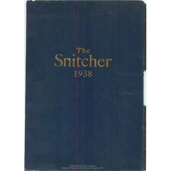 (Custom Reprint) Yearbook: 1938 State Normal and Industrial School - Snitcher Yearbook (Ellendale, ND)