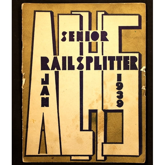 (Custom Reprint) Yearbook: 1939 Abraham Lincoln High School - Railsplitter Yearbook (Des Moines, IA)