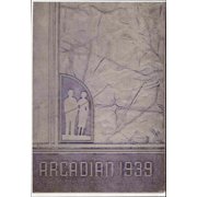 Custom Reprint Yearbook 1939 Arcadia High School - Arcadian Yearbook Arcadia, OH
