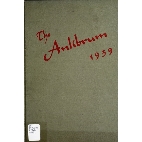 (Custom Reprint) Yearbook: 1939 Elmhurst High School - Anlibrum Yearbook (Fort Wayne, IN)
