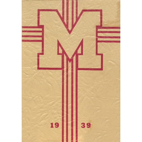 (Custom Reprint) Yearbook: 1939 Monroe High School - M Book Yearbook (Monroe, WI)