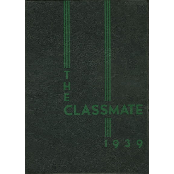 (Custom Reprint) Yearbook: 1939 New London High School - Classmate Yearbook (New London, WI)