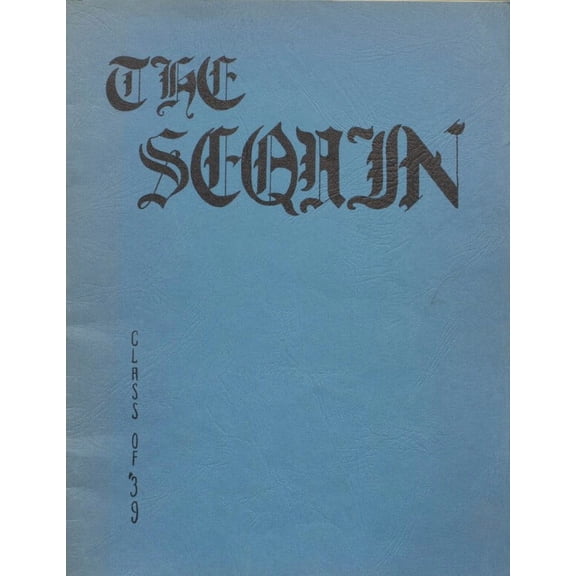 (Custom Reprint) Yearbook: 1939 Newington High School - Sequin Yearbook (Newington, CT)