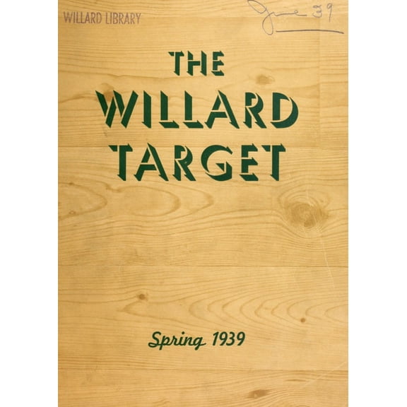 (Custom Reprint) Yearbook: 1939 Willard Middle School - Target Yearbook (Berkeley, CA)