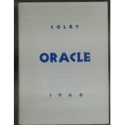 Custom Reprint Yearbook 1940 Colby College - Oracle Yearbook Waterville, ME