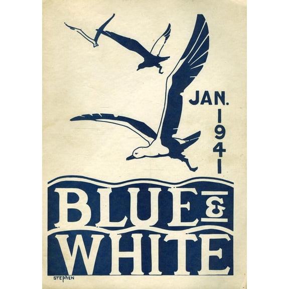 (Custom Reprint) Yearbook: 1941 Hope High School - Blue and White Yearbook (Providence, RI)