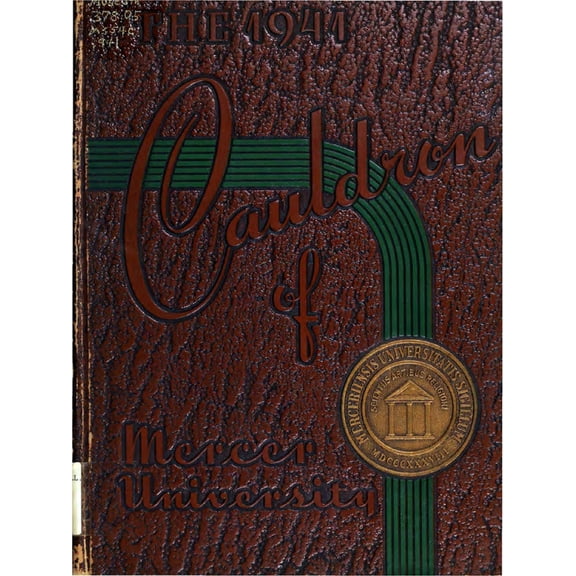 (Custom Reprint) Yearbook: 1941 Mercer University - Cauldron Yearbook (Macon, GA)