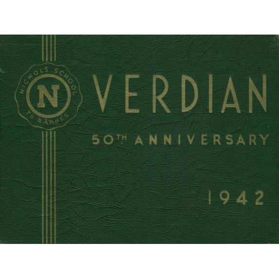 (Custom Reprint) Yearbook: 1942 Nichols School - Verdian Yearbook (Buffalo, NY)