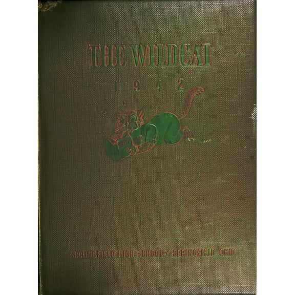 (Custom Reprint) Yearbook: 1942 Springfield Senior High School - Wildcat Yearbook (Springfield, OH)