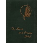 Custom Reprint Yearbook 1942 Thayer Academy - Black and Orange Yearbook Braintree, MA