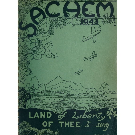 (Custom Reprint) Yearbook: 1943 Agawam High School - Sachem Yearbook (Agawam, MA)