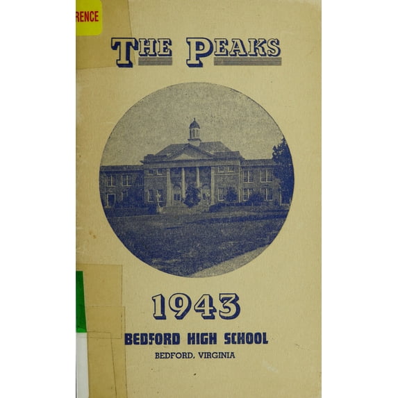 (Custom Reprint) Yearbook: 1943 Bedford High School - Peaks Yearbook (Bedford, VA)